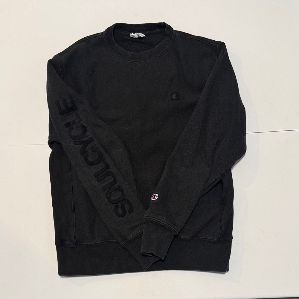 Soulcycle Champion Black Sweatshirt